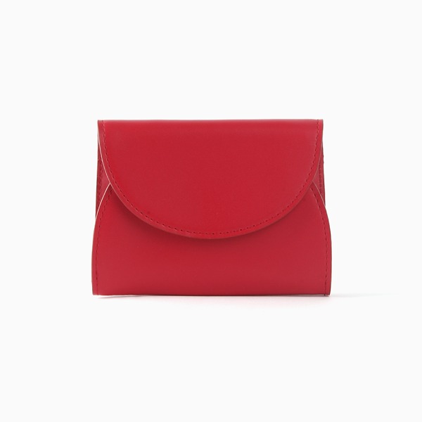 REIMS W022 Cover R Pocket wallet Coral Red